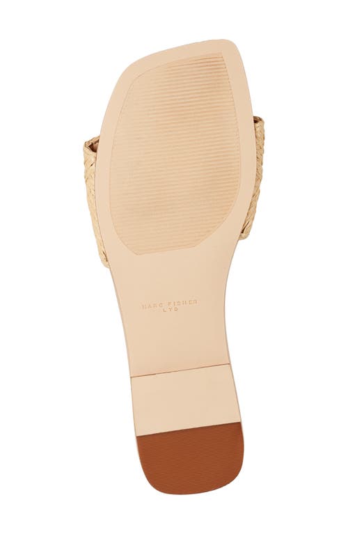 Marc Fisher Ltd Murphy Slide Sandal In Natural