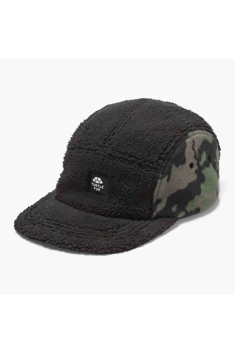 Fleece Art 5-Panel Hat, Main, color, Woodland Camo