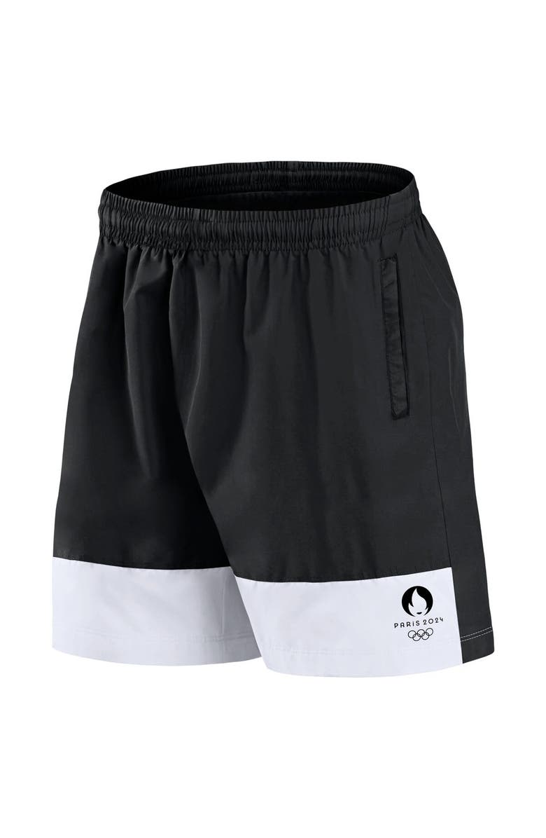 FANATICS Men's Fanatics Branded Black Paris 2024 Summer Olympics Elevated Shorts, Alternate, color, Black