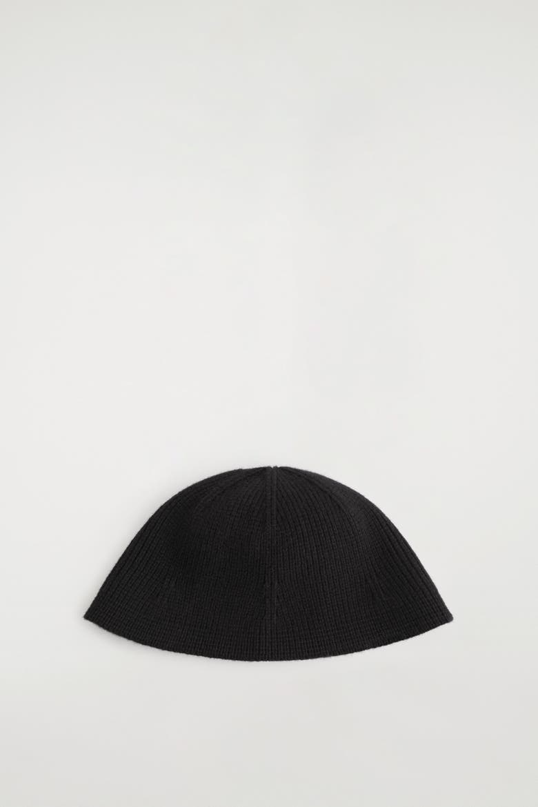Merino Wool Bucket Hat, Main, color, BLACK