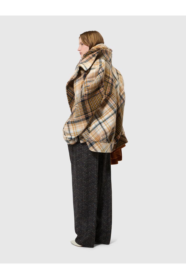 Double-breasted Raglan Jacket, Alternate, color, Multicoloured
