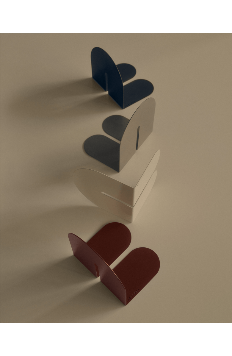 Tortuga Forma Dumbo Bookend Pair The Architect Series, Alternate, color, Rust