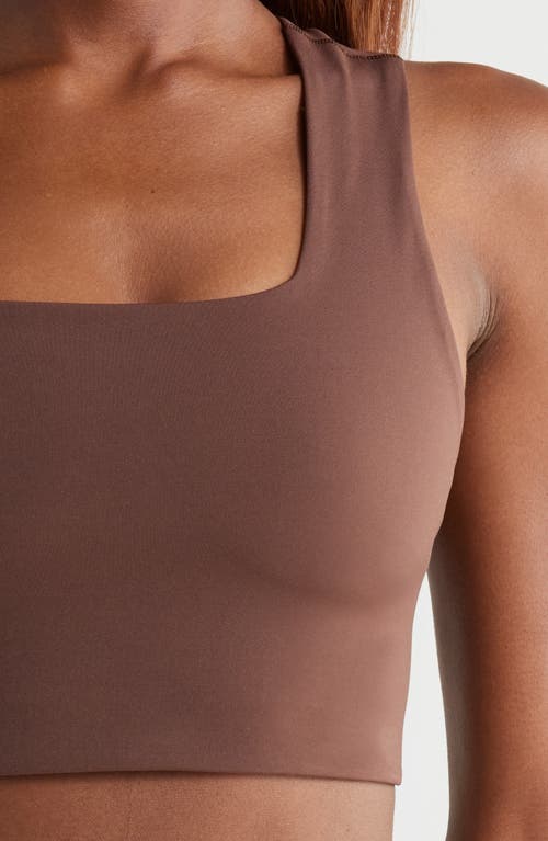 Shop Free People Fp Movement Win Win Racerback Bra In Cocoa