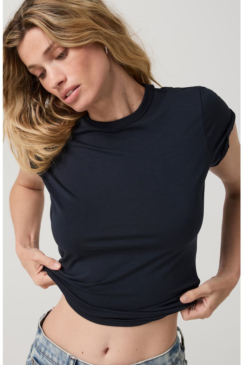 Feather Classic T-Shirt, Alternate, color, INK