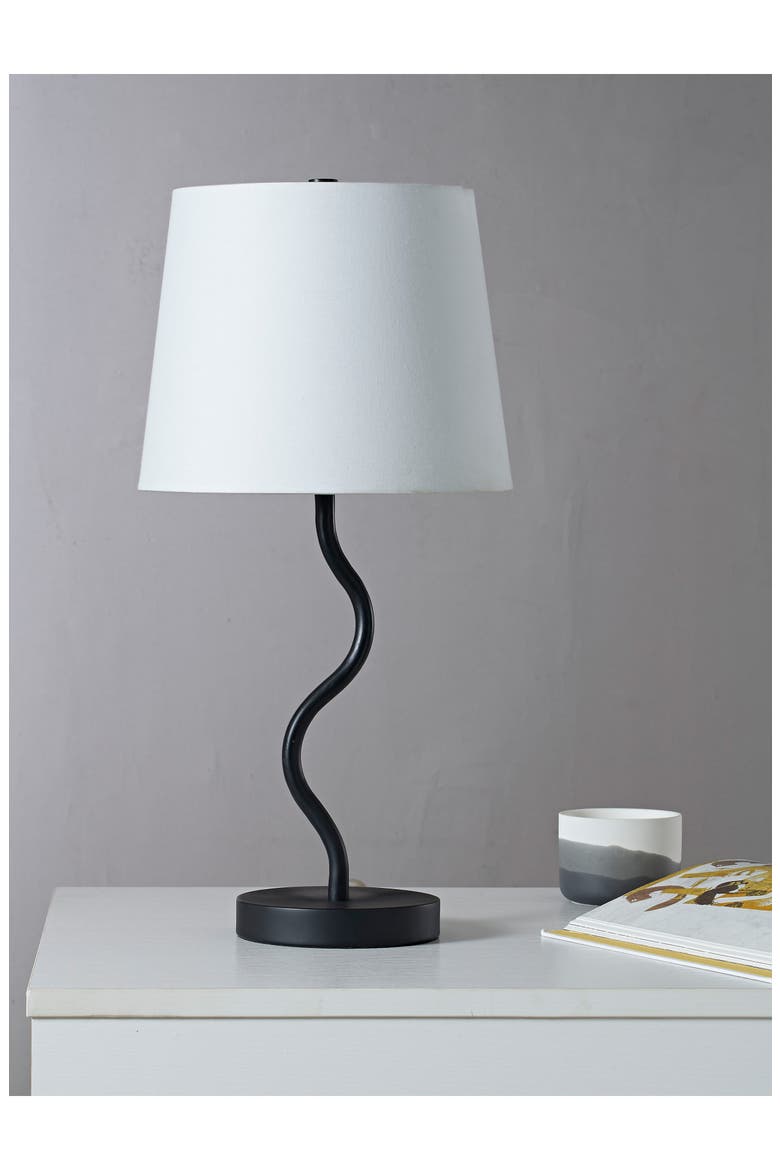 Mayssa Table Lamp, Alternate, color, MATTE BLACK