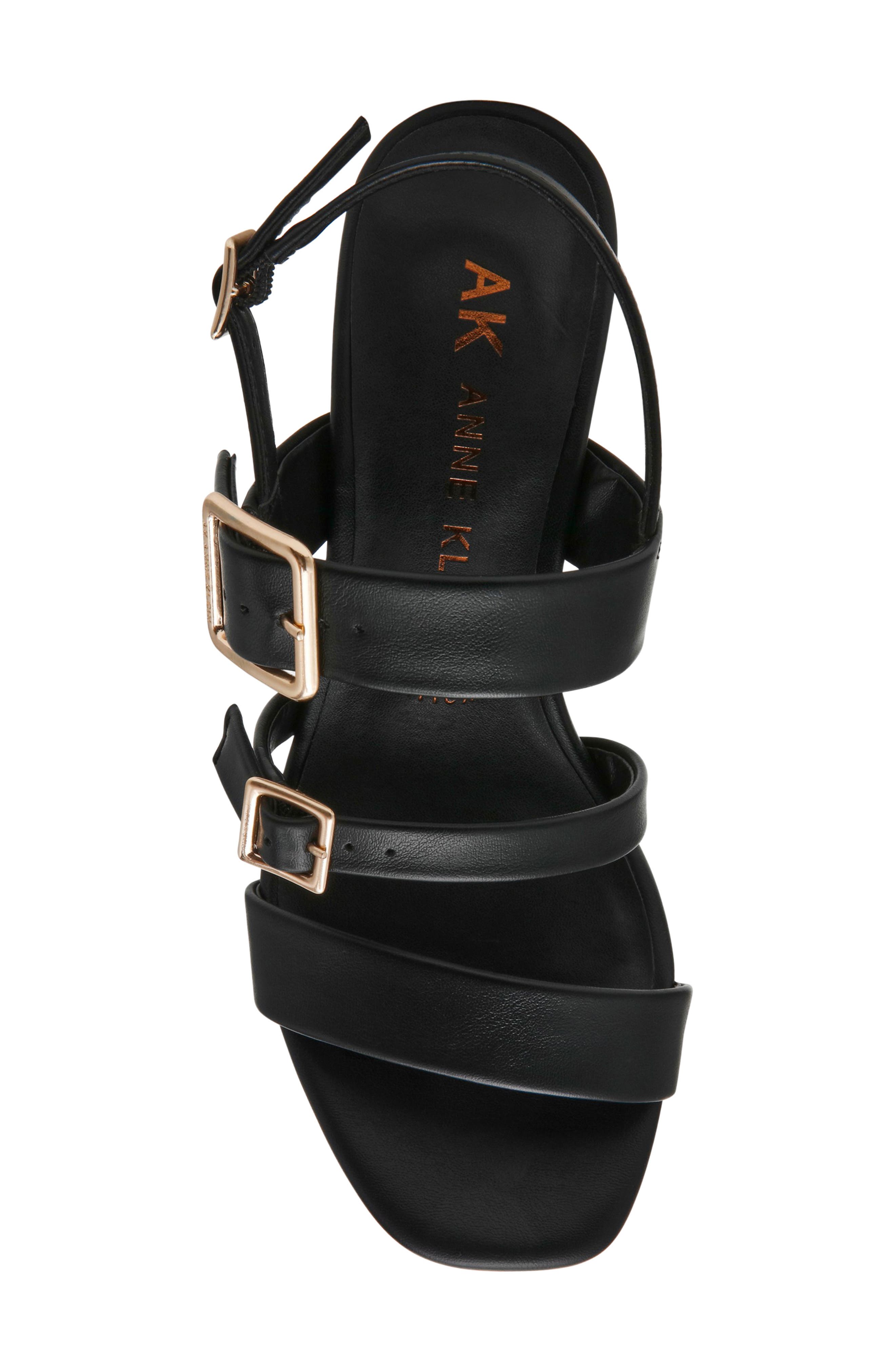 Monira Sandal, Alternate, color, BLACK PU