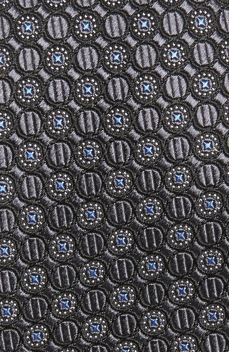 Nordstrom Neat Silk Tie, Alternate, color, Black