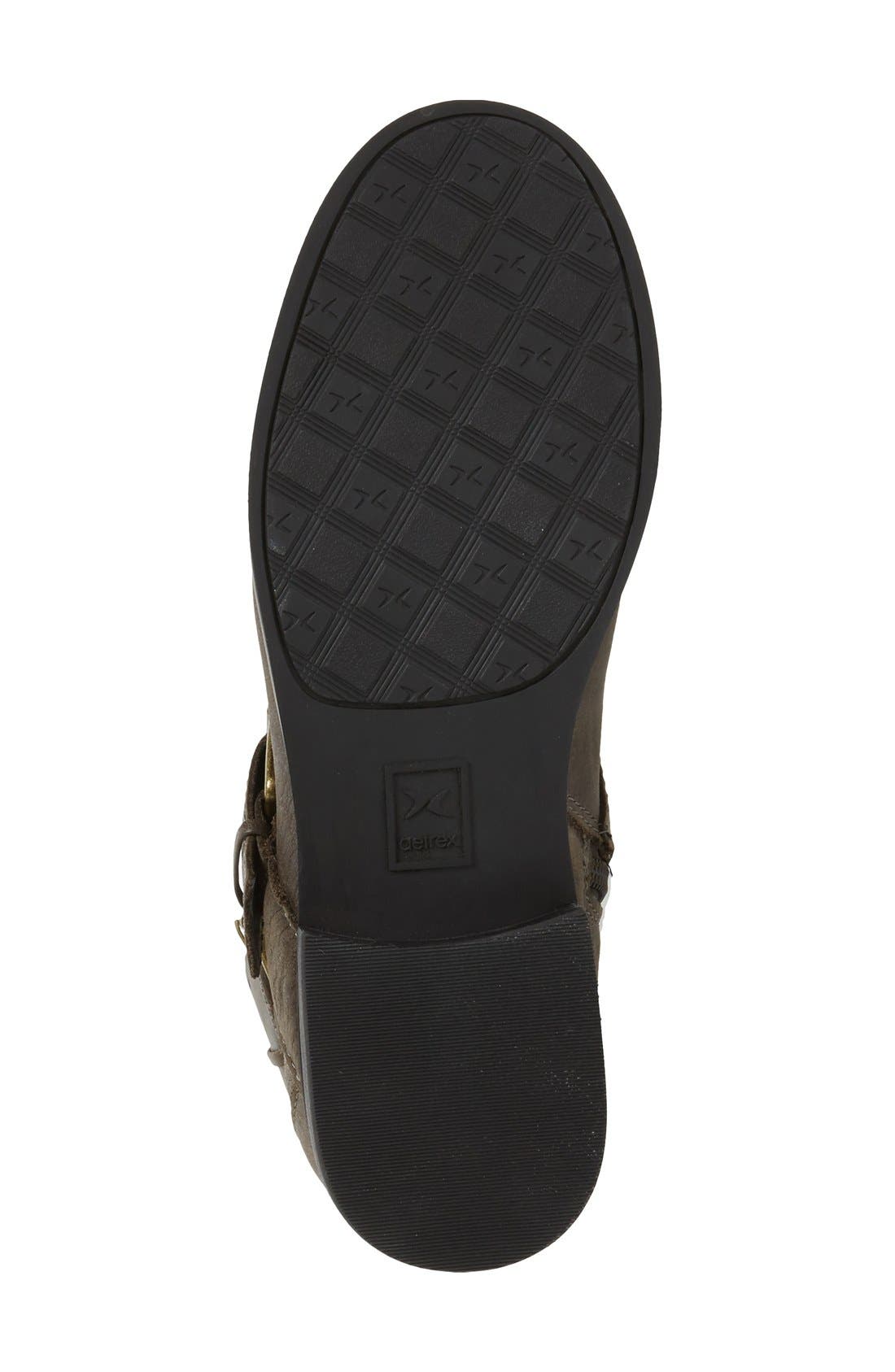 'Kara' Bootie, Alternate, color, IRON LEATHER