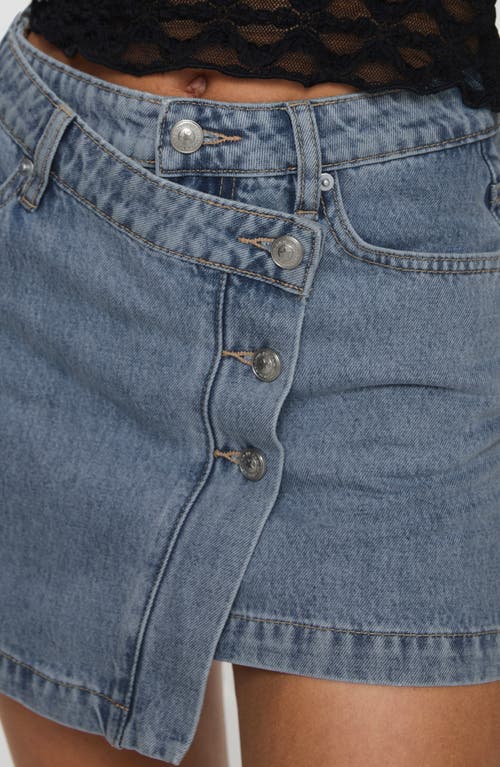 PRINCESS POLLY PRINCESS POLLY DENIS ASYMMETRIC DENIM SKIRT
