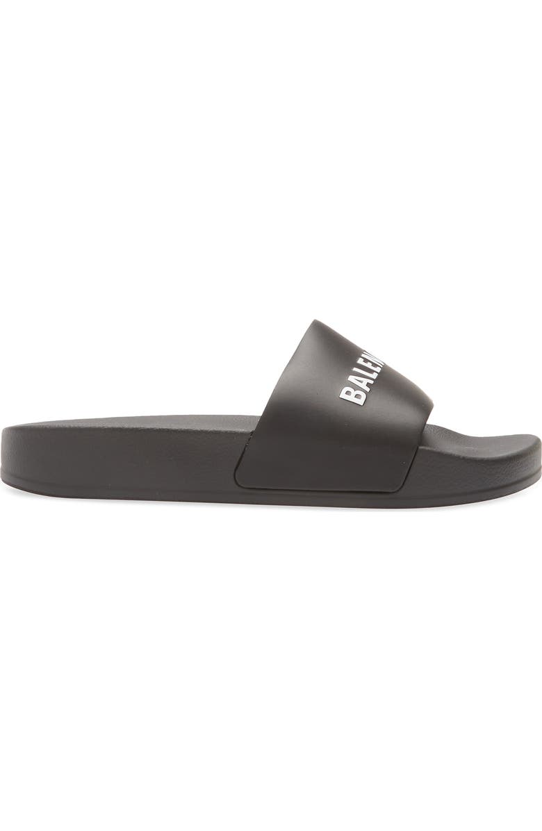 Balenciaga Kids' Logo Pool Slide Sandal, Alternate, color,