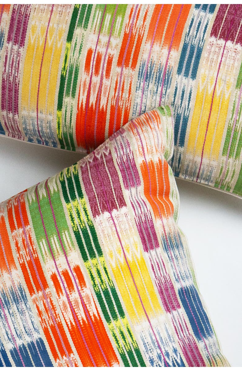 Archive New York Vintage Handwoven  Carmen Ikat Pillow, Alternate, color, Multi