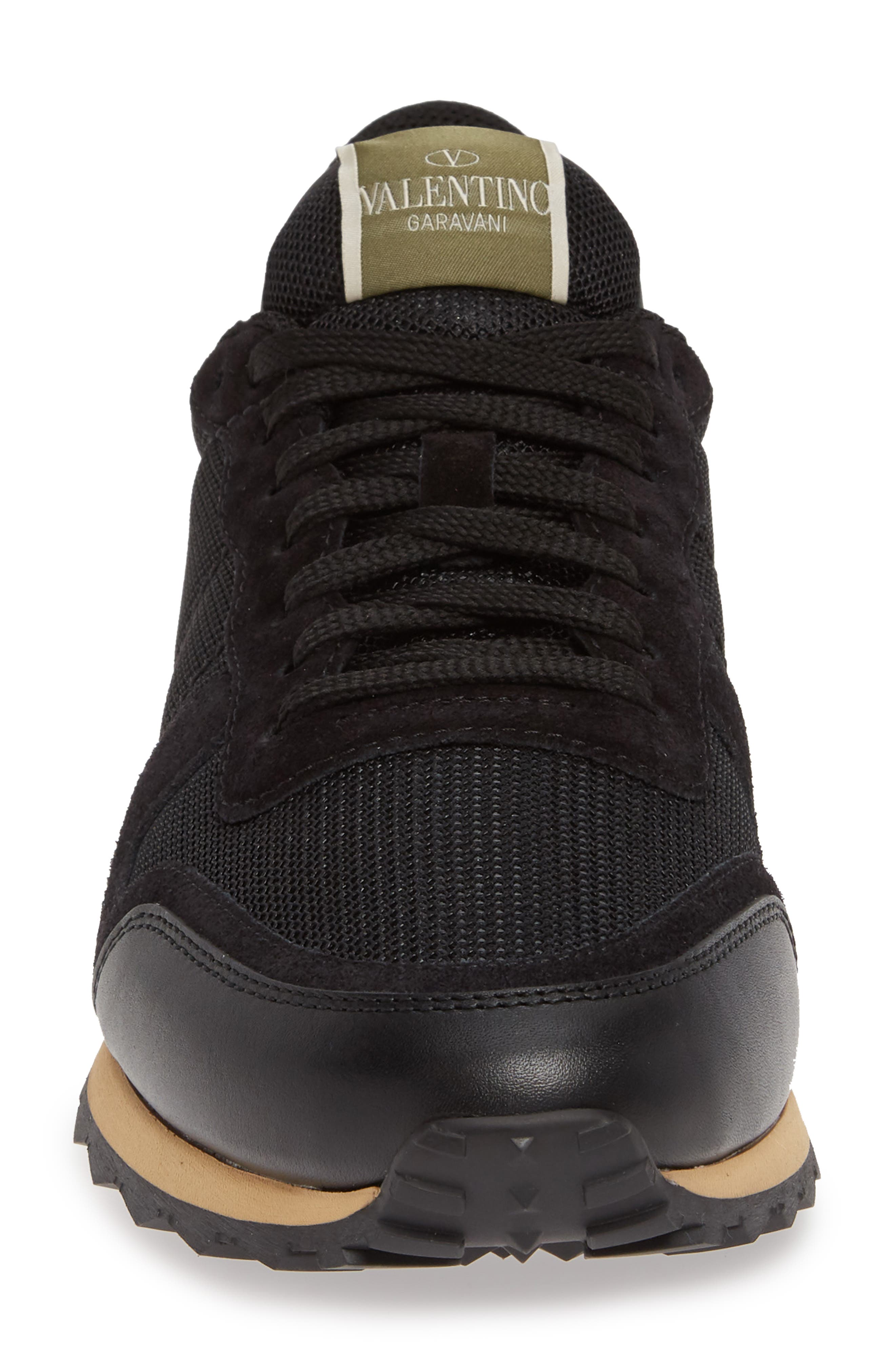 Valentino Garavani Nylon Rockrunner Sneaker, Alternate, color, 