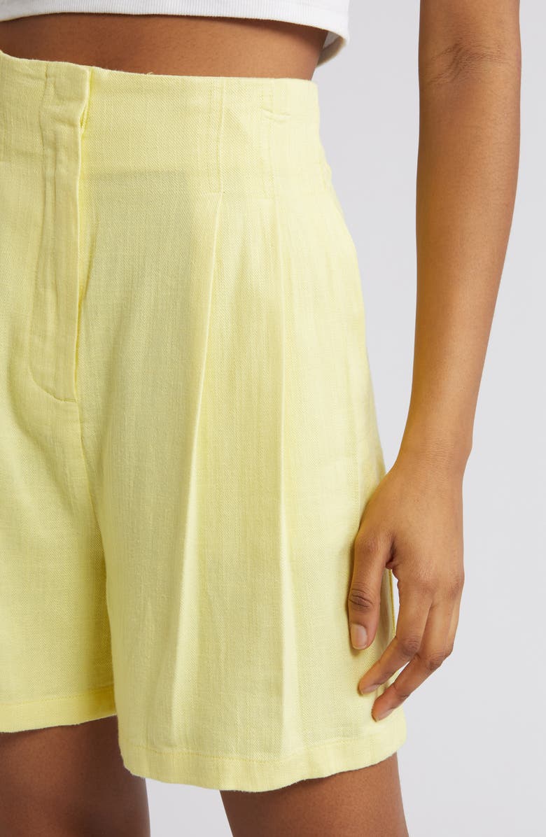 ASOS DESIGN Seamed Waist Shorts, Alternate, color, 