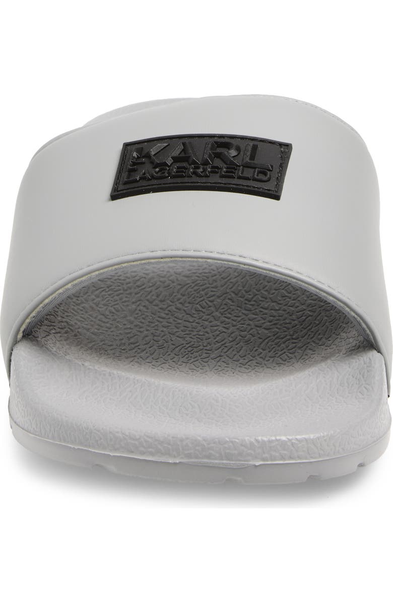 KARL LAGERFELD PARIS Paladin-Banded Recovery Slide, Alternate, color, Light Grey