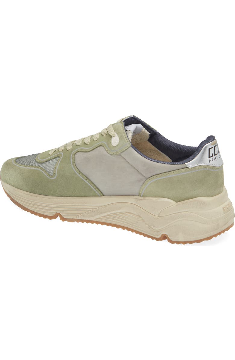 Golden Goose Running Sole Sneaker, Alternate, color, Sage Green/Black/Platinum