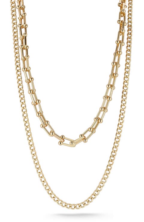 Double Layer Link Necklace