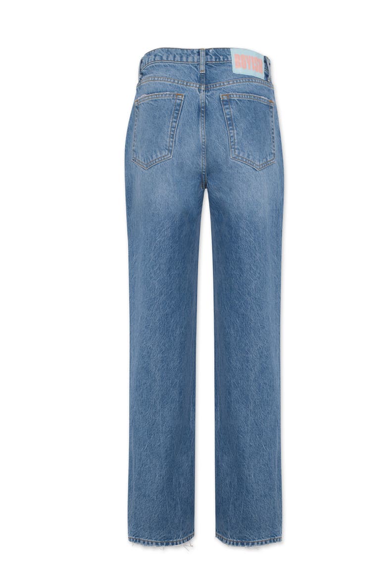 The Ziggy Straight Leg High Rise Vintage Jeans, Alternate, color, Silverado