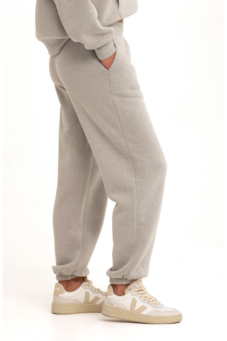 Jayla Fleece Sweatpants, Alternate, color, LIGHT HEATHER GREY