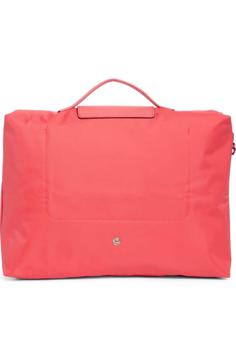 Longchamp Le Pilage Top Handle Document Holder Bag, Alternate, color, Pomegranate