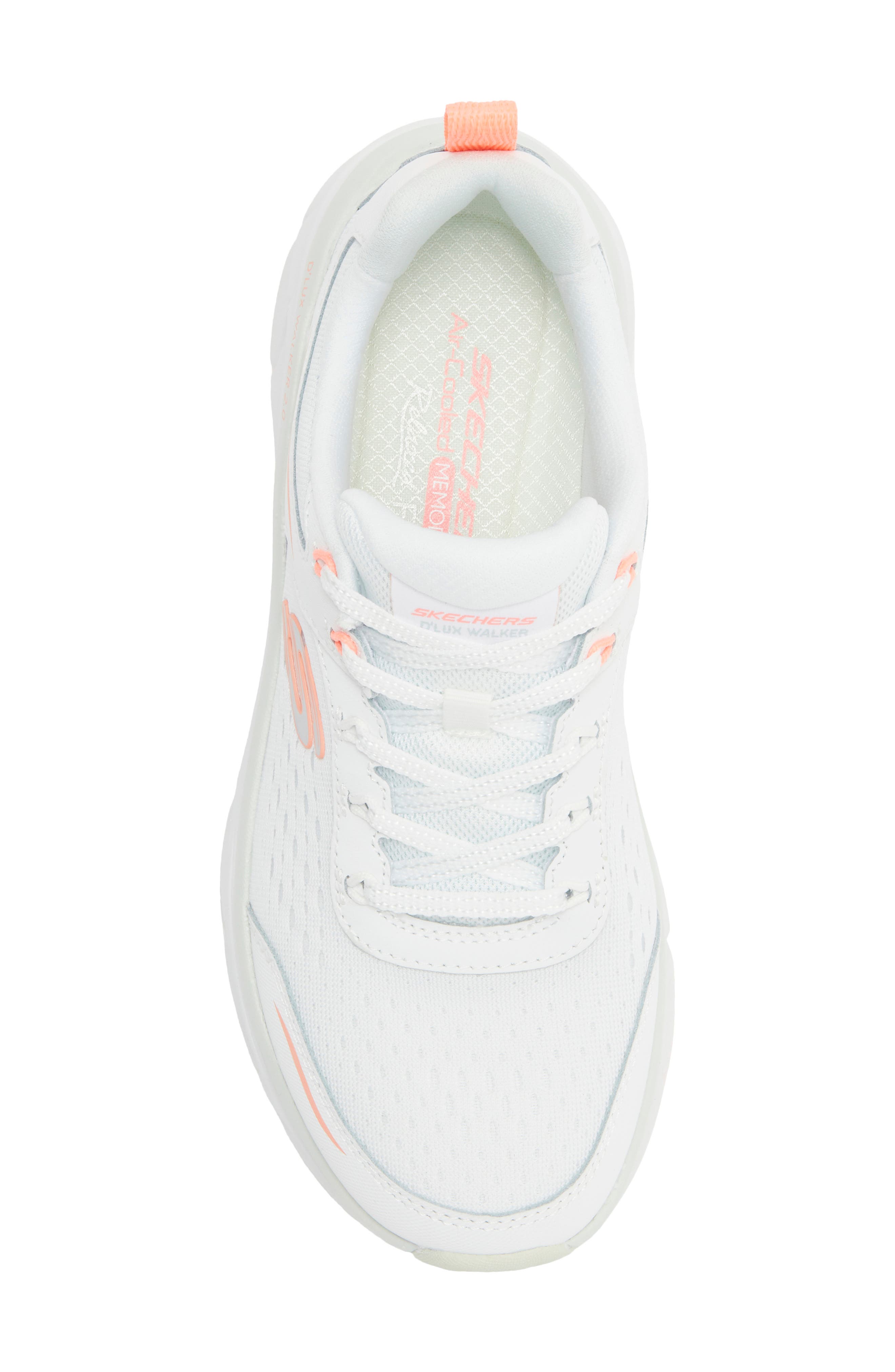 SKECHERS D'Lux Walker 2.0 Sneaker, Alternate, color, White Multi