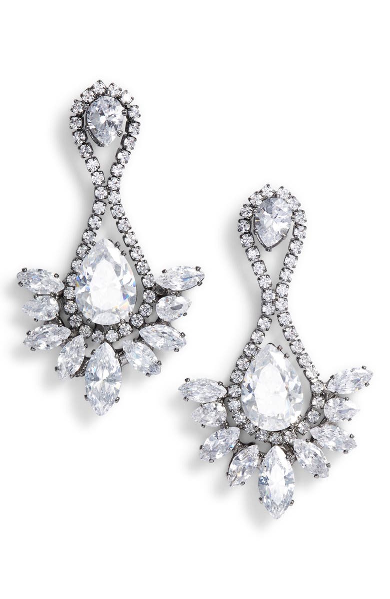 CRISTABELLE Teardrop Earrings, Main, color, 