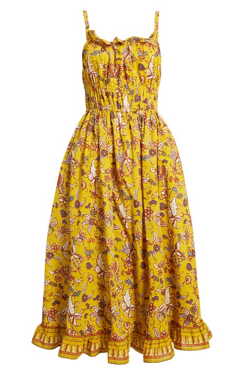 Cleobella Winona Sleeveless Midi Dress In Evora Print