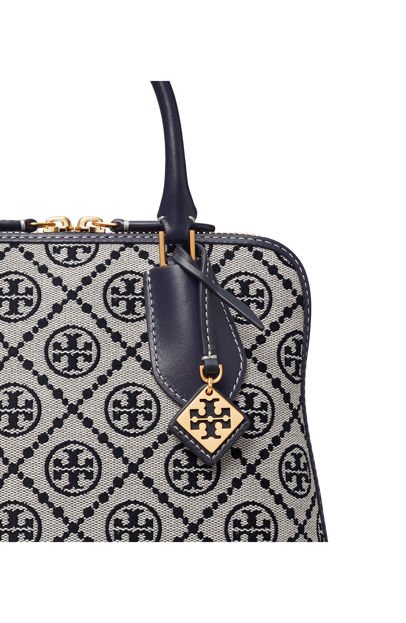 Tory Burch Mini T Monogram Jacquard Swing Crossbody Bag, Alternate, color, 
