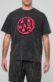 Maui & Sons Chain Cookie Boxy Fit Cotton Graphic T-Shirt