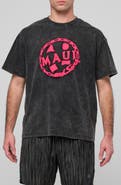 Maui & Sons Chain Cookie Boxy Fit Cotton Graphic T-Shirt