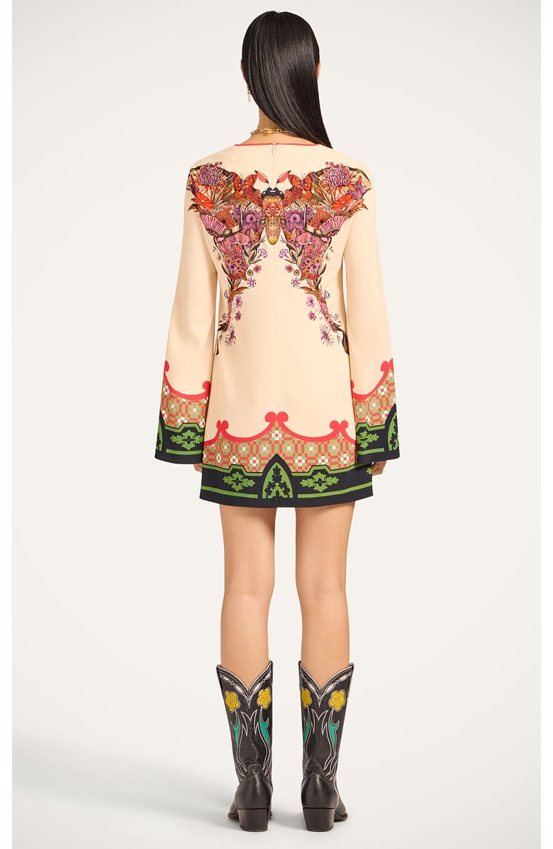 La DoubleJ Mini Supremes Swing Dress Placée, Alternate, color, Mariposa Placée Ivory