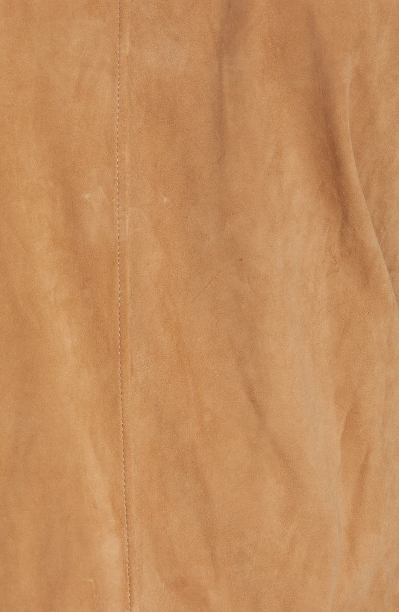 Peter Millar Suede Bomber Jacket, Alternate, color, 