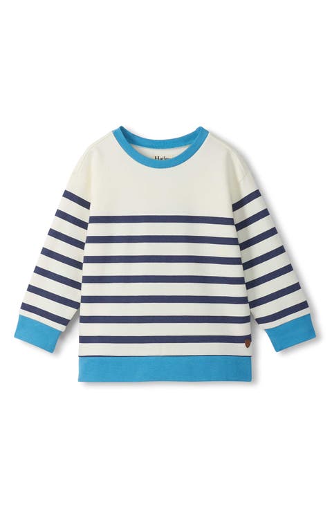 Kids' Preppy Stripe Sweatshirt (Little Kid & Big Kid)