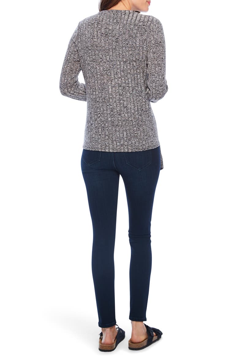 Champion Rib Tie Top, Alternate, color, BLACK MIX