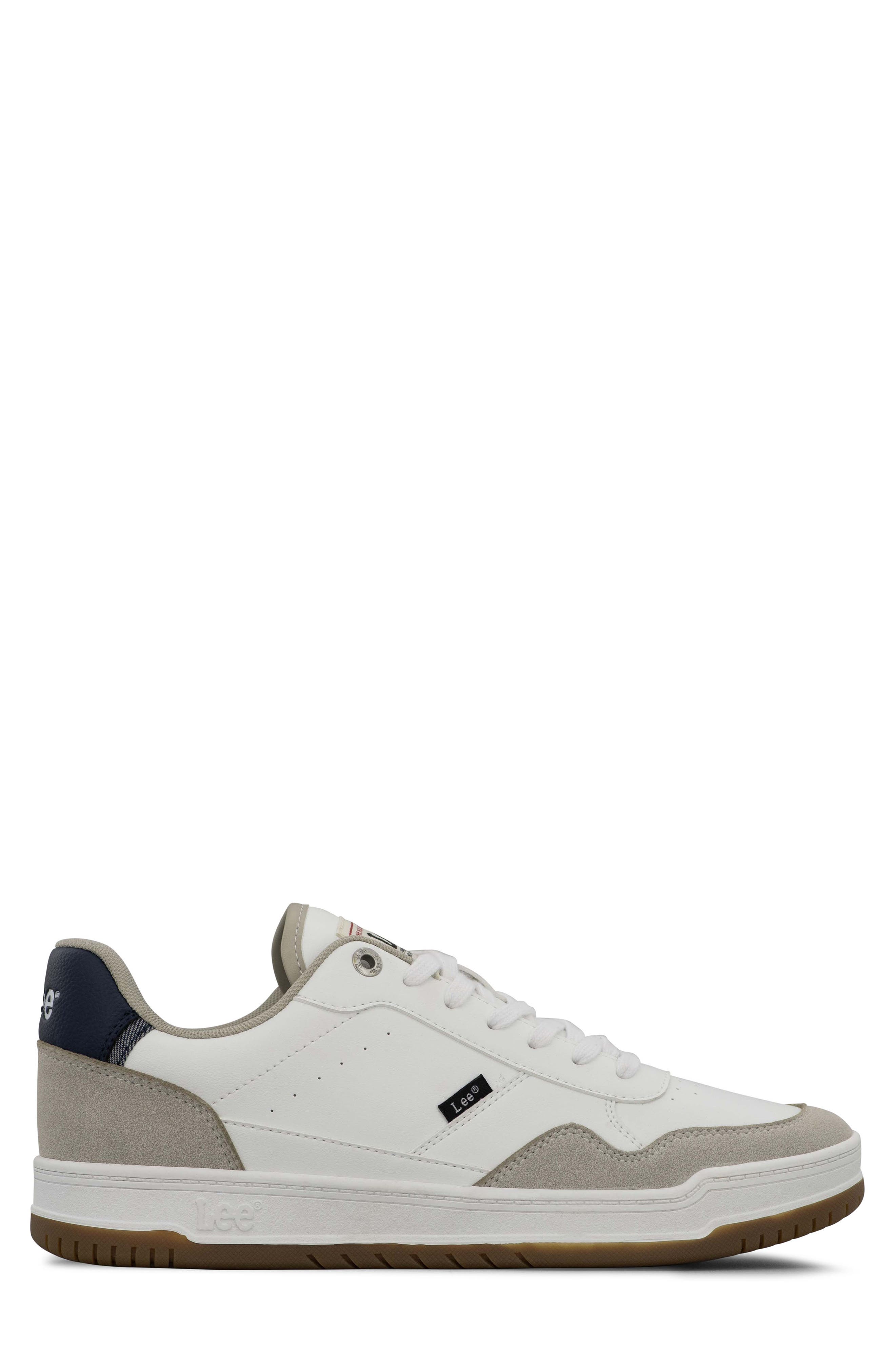 Lee Marcus Sneaker, Alternate, color, White/ Dove/ Navy