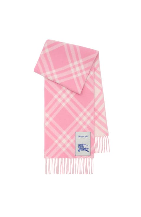 Check Cashmere Scarf