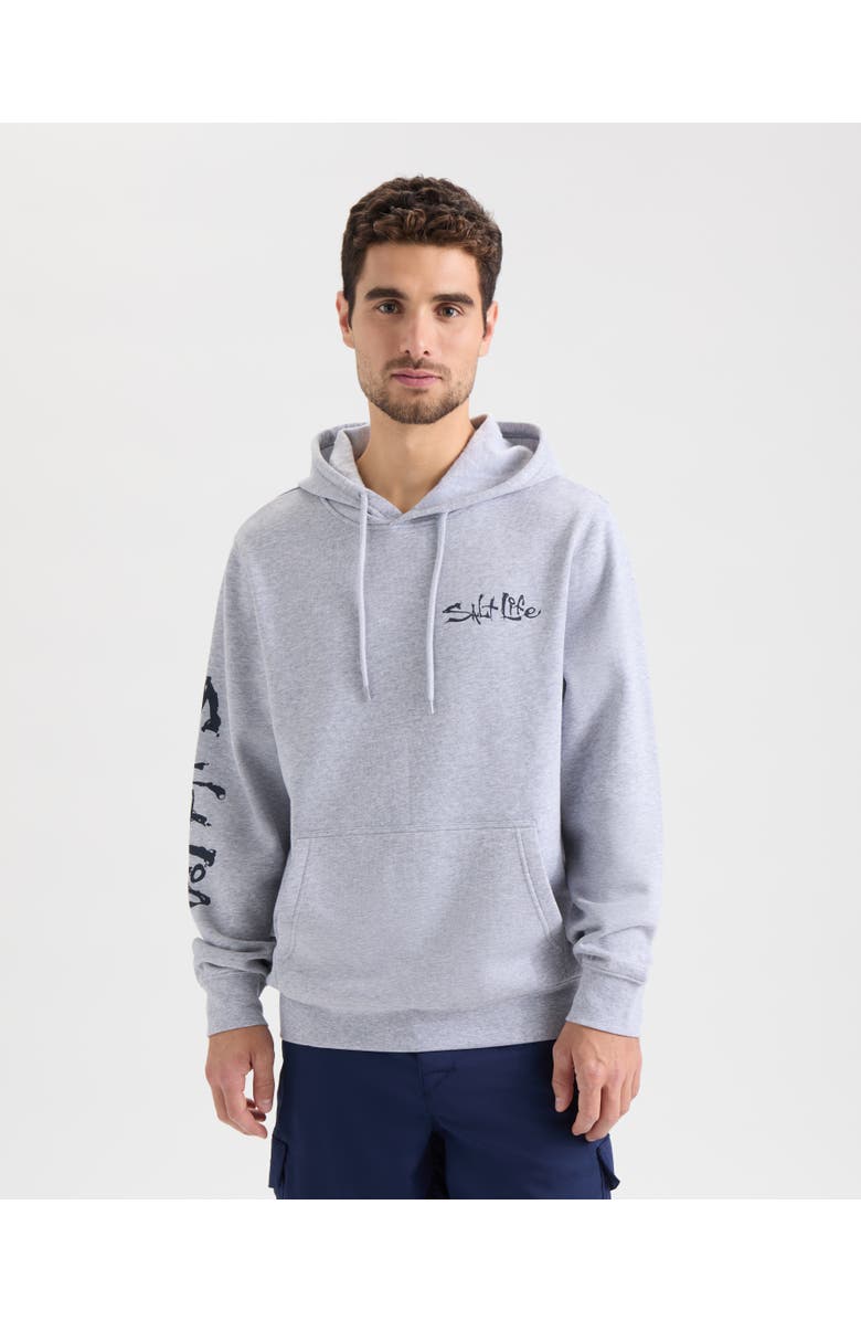 Salt Life Guide Me Home Hoodie, Main, color, Athletic Heather