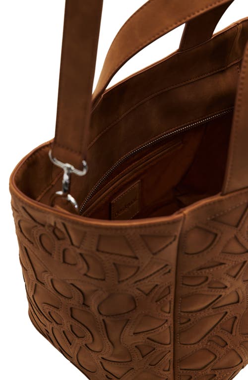 Desigual Multi-handle Cell Bag In Chocolate