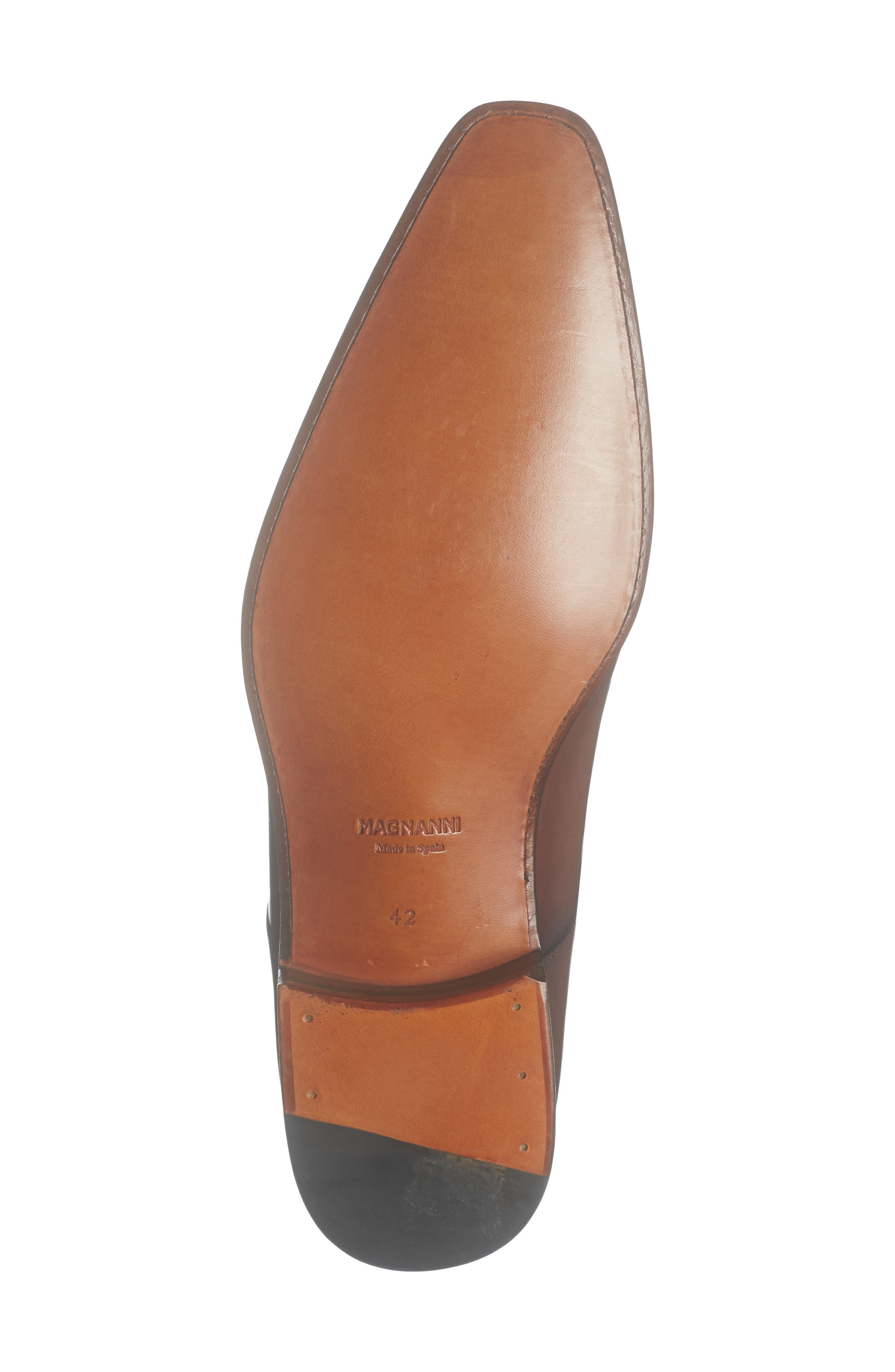 Monk Strap Shoe, Alternate, color, COGNAC