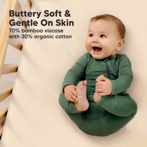 Keababies 2-pack Aereo Fitted Crib Sheets In Pecan