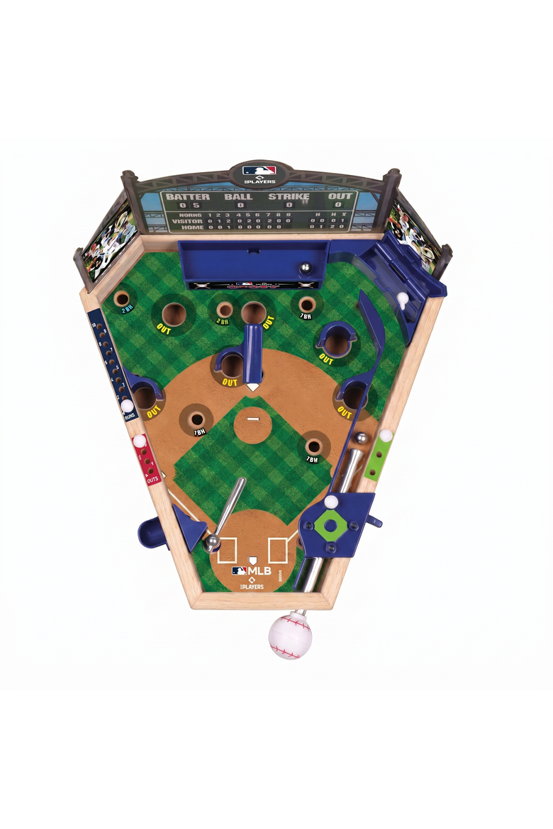 MLB Wooden Pinball Baseball Game, Main, color, Multicolored