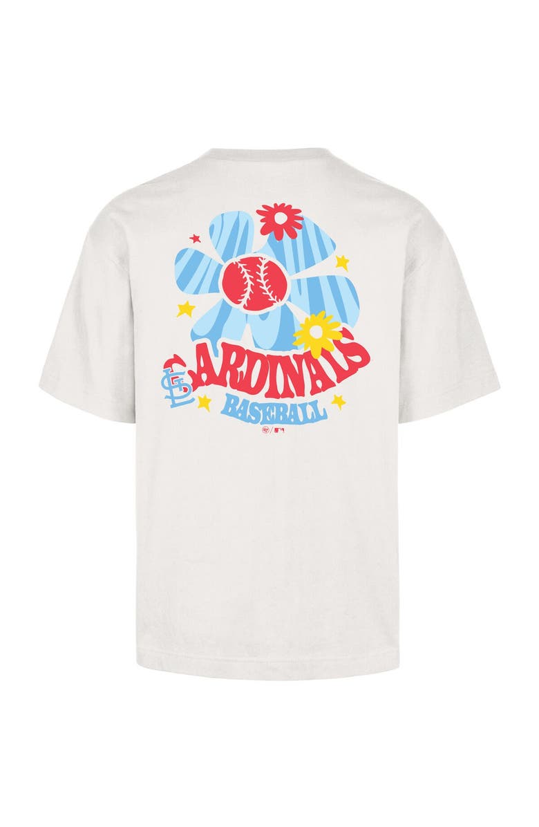 '47 Men's '47 Cream St. Louis Cardinals Flora Foundation T-Shirt, Alternate, color, White