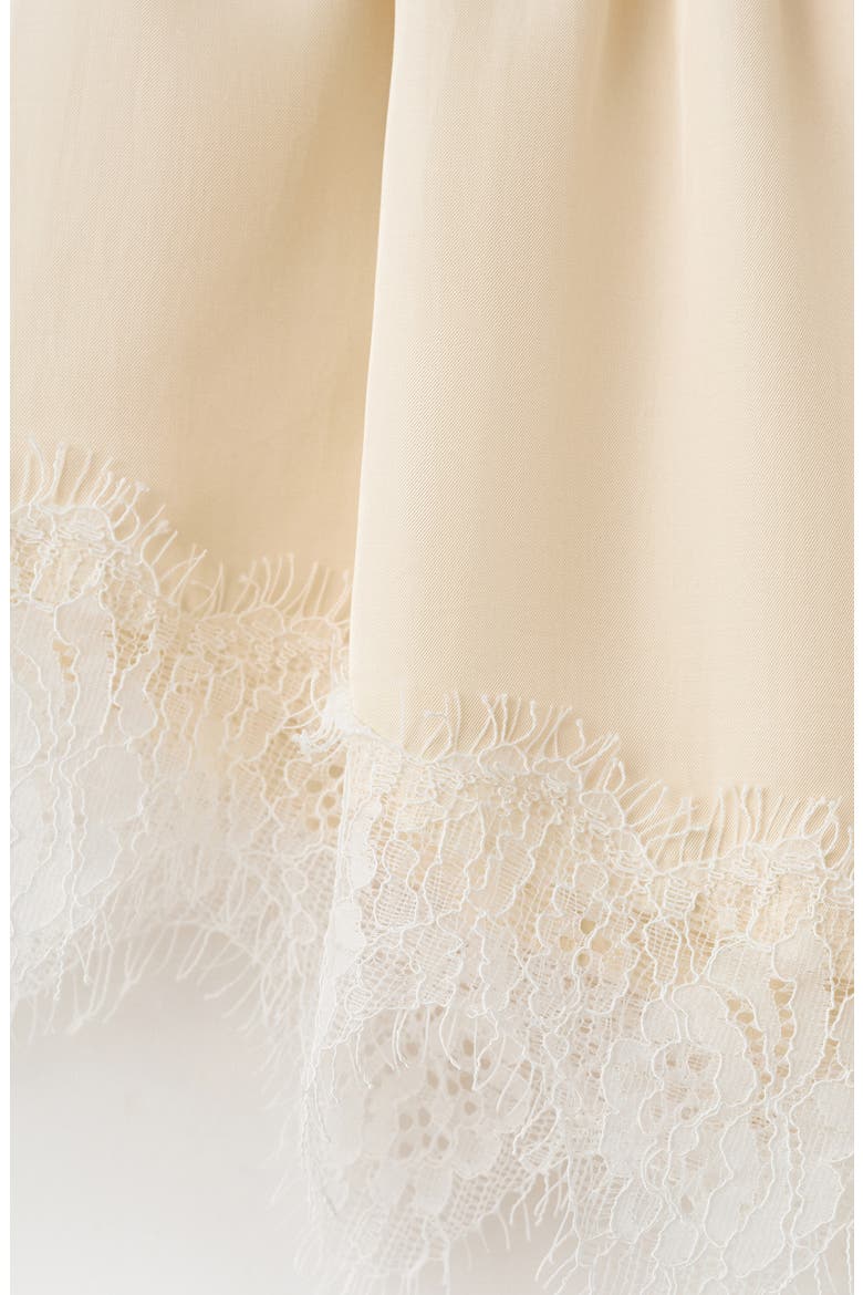 Satin Lace Shorts, Alternate, color, ECRU