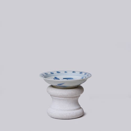 Cobalt Guild Small Porcelain Lotus Dish