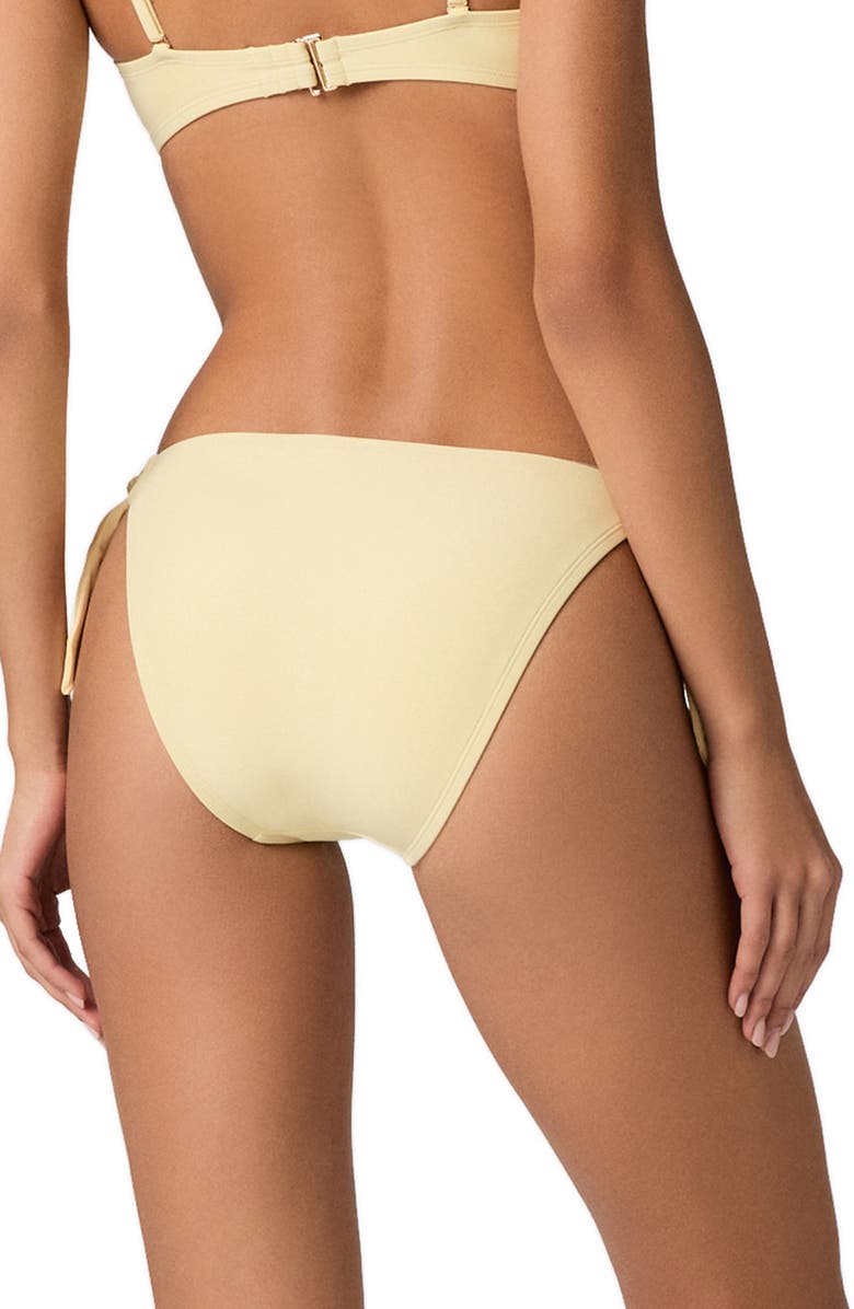 PAIGE Diana Side Tie Bikini Bottoms, Alternate, color, Sunshine Yellow