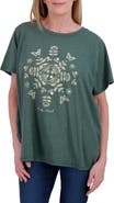 Lucky Brand Butterfly Floral Graphic T-Shirt