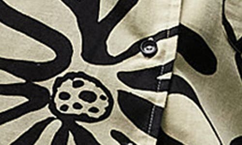 Topshop High Waist Cotton Blend Shorts In Yellow