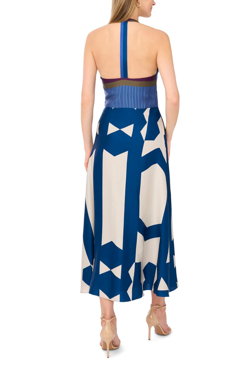 Barback Print Sleeveless Maxi Dress, Alternate, color, CLASSIC NAVY