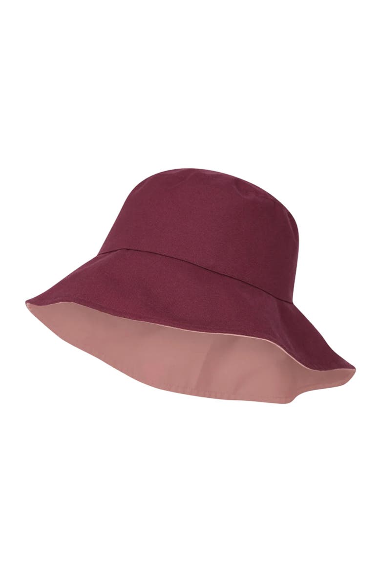 Plain Reversible Bucket Hat, Alternate, color, Dusky Purple
