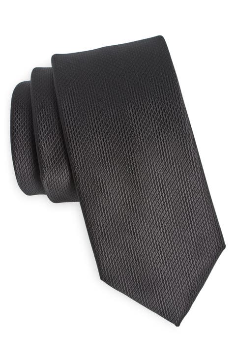 Rope Textured Solid Tie