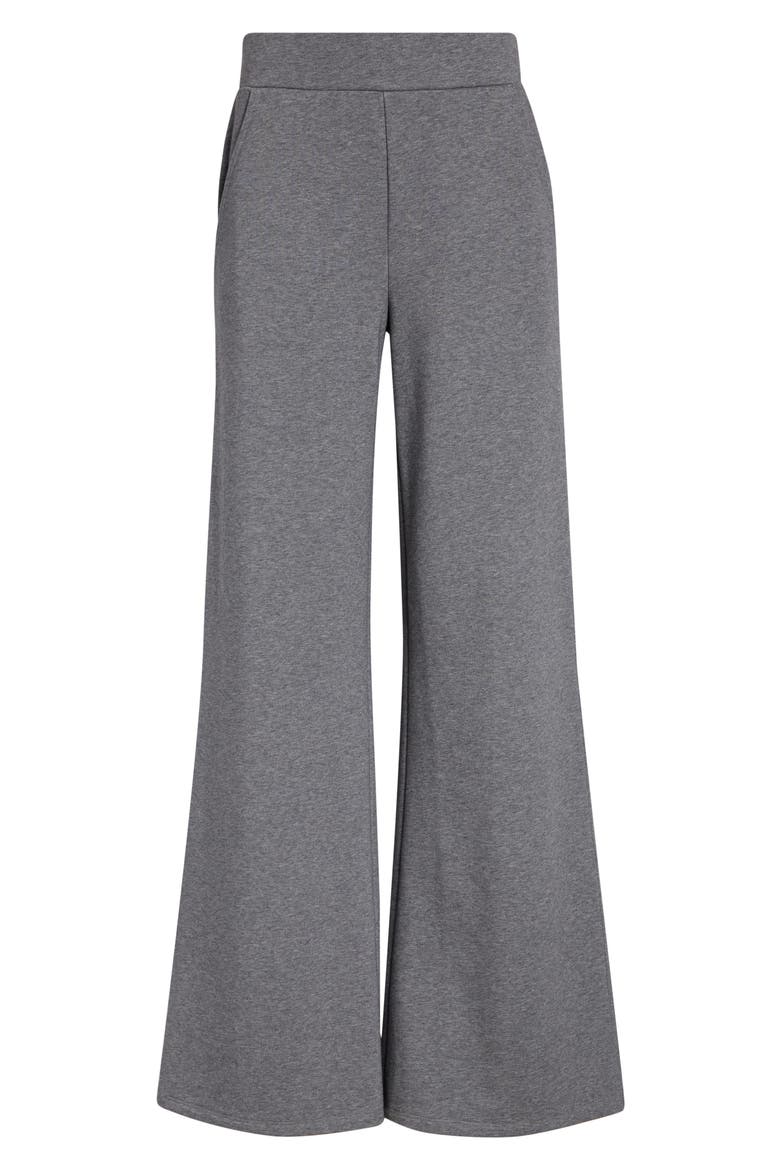 Saunder Wide Leg Pants, Alternate, color, HEATHER GREY